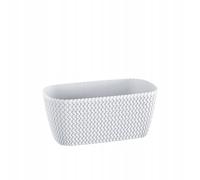 Pot de jardinage 39.7 cm Pot décoratif pour la maison Blanc