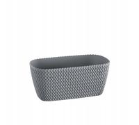 Pot de fleurs Splofy Case DSPC400 plastique gris 7,4 L