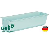 Pot de fleurs + supports pour fixation sur palette ou clôture Easy 37x10x10cm bl