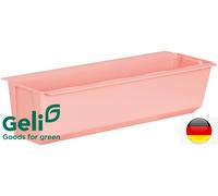 Pot de fleurs + supports pour fixation sur palette ou clôture Easy 37x10x10cm ro