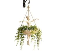 Pot de fleurs suspendu élégant pour d'intérieur | Pot de fleurs d'intérieur et d'extérieur pour café, appartement, jardin, salon, balcon, anniversaire, fête des mères