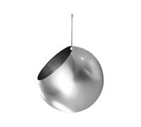 Pot de Fleurs Suspendu AYTM GLOBE Ø17 Argent