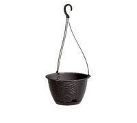 Pot de fleurs suspendu RATOLLA ROUND L 21,5 cm - couleur : terre d'ombre