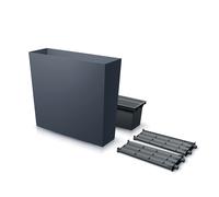 Pot de fleurs Urbi Case universel anthracite design élégant DUC800T-S433