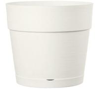 Deroma Pot de fleurs Vaso Save R – Ø48 x H43,1 cm – 58L – Blanc