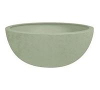 Pot De Fleurs Vasque Basalt Up Ø 29 X 12 Cm - 5,5 L - Vert Amande - Eda Gris