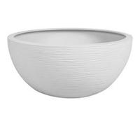Pot de fleurs vasque en plastique Graphit UP blanc cérusé - Ø 30 cm - Eda Blanc G