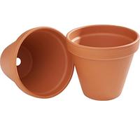 Pot de fleurs VBS pots en terre cuite cache-pots diff. tailles Ø intérieur 16 cm, 2 pc.