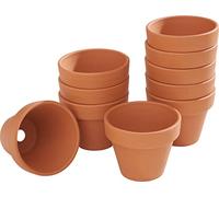 Pot de fleurs VBS pots en terre cuite cache-pots diff. tailles Ø intérieur 6 cm, 10 pc.