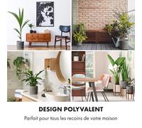 Pot de fleurs Venlo polystone intérieur et extérieur 3 tailles