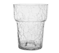 Pot de fleurs XL Orchidée - En verre transparent - 16 cm - Diamètre : 16 cm - Hauteur : 18 cm