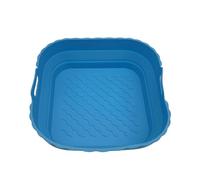 Pot de friteuse à air, pot en silicone pour friteuse à air - de cuisson carrée,Bol en silicone pour cuisine, remplacement du papier parchemin inflammable, lavable en lav
