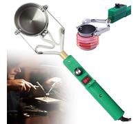 Pot de Fusion de Plomb 500 W, Four de Fusion d'étain électrique Portable 3000 g, creuset de Fusion de métal avec 150 ℃ -500 ℃ réglable, creusets de Profondeur 65 mm, pour moules de Poids de pêche