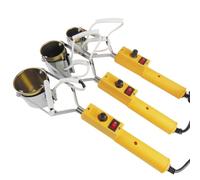 Pot de fusion de plomb portatif, four à souder électrique portable 150/250/300 W, creusets pour faire fondre les têtes de coulée de métal, soudure à l'étain, creusets de profondeur 55/65/80 mm 3