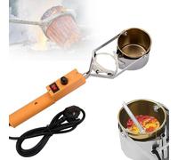 Pot de Fusion de Plomb, Pot de Fusion de Plomb 380 W pour la Pêche Et Kit de Moules À Balles, Pot de Fusion Électrique pour Plomb, Creusets pour Faire Fondre Le Métal, Réglage de 200 À 450 ℃