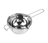 Pot de fusion double chaudière en acier inoxydable pour faire fondre du chocolat, de la cire, des bonbons et des bougies
