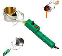 Pot de fusion électrique au plomb - Four à souder 420 W, capacité de 1100 g, plage de température de 150 à 450 ℃, design portable pour la pêche à la main, idéal pour faire fondre des creusets
