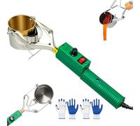 Pot de Fusion Électrique pour Plomb, Four Portable pour Étain et Étain Fin 320W/420W/500W avec Température Réglable de 150 à 450°C, Creuset de Fusion Métallique Portatif pour Moulage et Poids de 500w