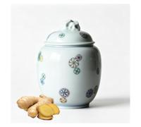 Pot de gingembre en céramique, pot de stockage de Style chinois, pots de gingembre, pot de stockage de thé avec couvercle hermétique, décoration décorative for la maison