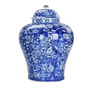 Pot De Gingembre en Porcelaine Fleur Prunier Temple Rangez Votre Peintures Exquises
