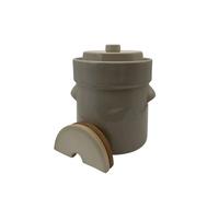 Pot de jardin 3l avec couvercle et pierre de lestage gris