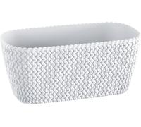 Pot de jardinage 39.7 cm Pot décoratif pour la maison Blanc