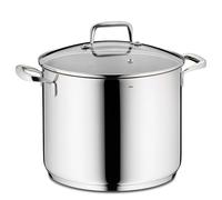 kela Marmite à légumes 24 cm FLAVORIA, Marmite à induction 8 L, Marmite à pâtes avec couvercle en verre avec soupape d'échappement de la vapeur, graduation intérieure, Grande marmite, sans revêtement