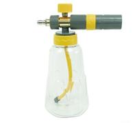 Pot de mousse pour lavage de voiture Interface à connexion rapide Buse rotative à 360 degrés Réglage de la densité de mousse Pulvérisation haute pression Capacité 1 L Multicolore pour nettoyeur haute