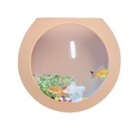 Pot de Mural Transparent, Vase Mural en Silicone, Pot de Mural en Silicone adhésif Puissant, Bol de Vase de Globe, Pots de Support de s à Air de Terrarium pour s, Support Mural d'aquarium