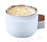 Pot de nourriture isolé - Boîte à lunch thermique de 11,8 cm, design élevé | Boîte de nourriture chaude en acier inoxydable avec poignée en silicone à double couche, récipient thermique pe