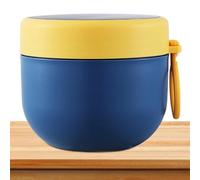 Pot de nourriture isolé - Boîte à lunch thermique de 11,8 cm, design élevé | Boîte de nourriture chaude en acier inoxydable avec poignée en silicone à double couche, récipient thermique pe