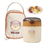 Pot de nourriture isolé pour aliments chauds, récipients thermiques pour soupes avec couvercles | Boîte à lunch pour aliments chauds | Tasse de petit-déjeuner pour conteneur de nourriture