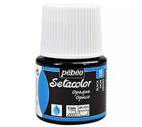Pot de peinture textile 'Pébéo - Setacolor' Noir 45ml