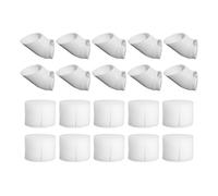 Pot de Pépinière - 10 Pièces de Godets pour Hydroponiques et Conteneurs pour Fleurs,Panier de Culture PVC Système de Croissance sans Sol Conteneur à Fleurs Intérieur