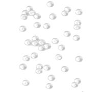 Pot de perles de pluie translucides.