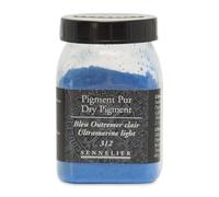 Pot de pigment bleu outremer clair