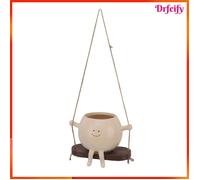 Pot de plantation - AKOZON - Tête de fleur - Jardinière suspendue - Multicolore - 13,8 x 7,9 cm