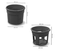 Pot de plantation Pomme de terre Pot de culture Corbeille 2 tailles