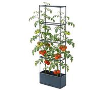 Pot de plantation pour tomates | Tour de Culture Verticale - Support pour plants de tomates avec tuteur | pour Intérieur, Serre, Balcon, Terrasse, Jardin, Patio, Véranda, Maison, Appartement, Extérieu
