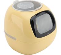 Pot de Plantes Intelligent avec Expression Robot Planteur Intelligent AI avec Capteurs d'Eau Lumière Humidité pour Décoration d'Intérieur Jaune