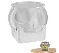 Pot de poisson - Aquarium transparent, baignoire décorative | Petits aquariums de bureau, parfaits comme centre de table pour les fleurs, une atmosphère relaxante dans votre espace de travail