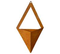 Pot de pot pour plantes - 14 cm / 9,84 x 5,51 pots pour plantes suspendues, panier suspendu au mur, pour plantes d'intérieur pot géométrique en métal, récipient pour jardinières murales pour intérieur