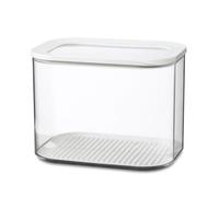 Pot de rangement hermétique en polyéthylène transparent blanc Modula-4.5L