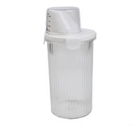 Pot de rangement pour détergent pour routine de nettoyage domestique avec répartition équilibrée du poids et base antidérapante pour plus de stabilité (rond [1350 ml])