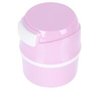 Pot de Rangement pour Faux Cils Abs Rose, Grosse Capacité | Effet Déshumidifiant, Protège de L’humidité, Bouche à Pression, Coffret Rangement Maquillage