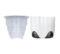 Pot de rangement pour orchidées - Guide pour racines grande de 18,7 cm, jardinière décorative en dendrobium avec prises d'air et base de drainage | Pot pour de balcon pour intérieur, idéal