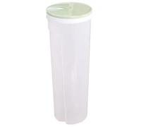 Pot de rangement spaghetti, contenants de rangement de pâtes en plastique transparent, récipient de rangement alimentaire hermétique avec couvercle en rotation, pot spaghetti non glissant pour les no