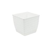 Pot de ratolla carré 2,5L, dimensions (mm) 165x165x142, couleur blanche