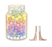 Pot de récompense - Pot de récompense en bois acrylique avec messages encourageants - portable de bon comportement de 25 cm | de récompenses Star Jar pour des conseils de classe, aidez à