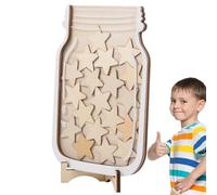 Pot de récompense scolaire - Pot de comportement positif, décoration de pot de récompense | Étoile personnalisée pour les étudiants avec un design de dinosaure et d'étoile, sistem